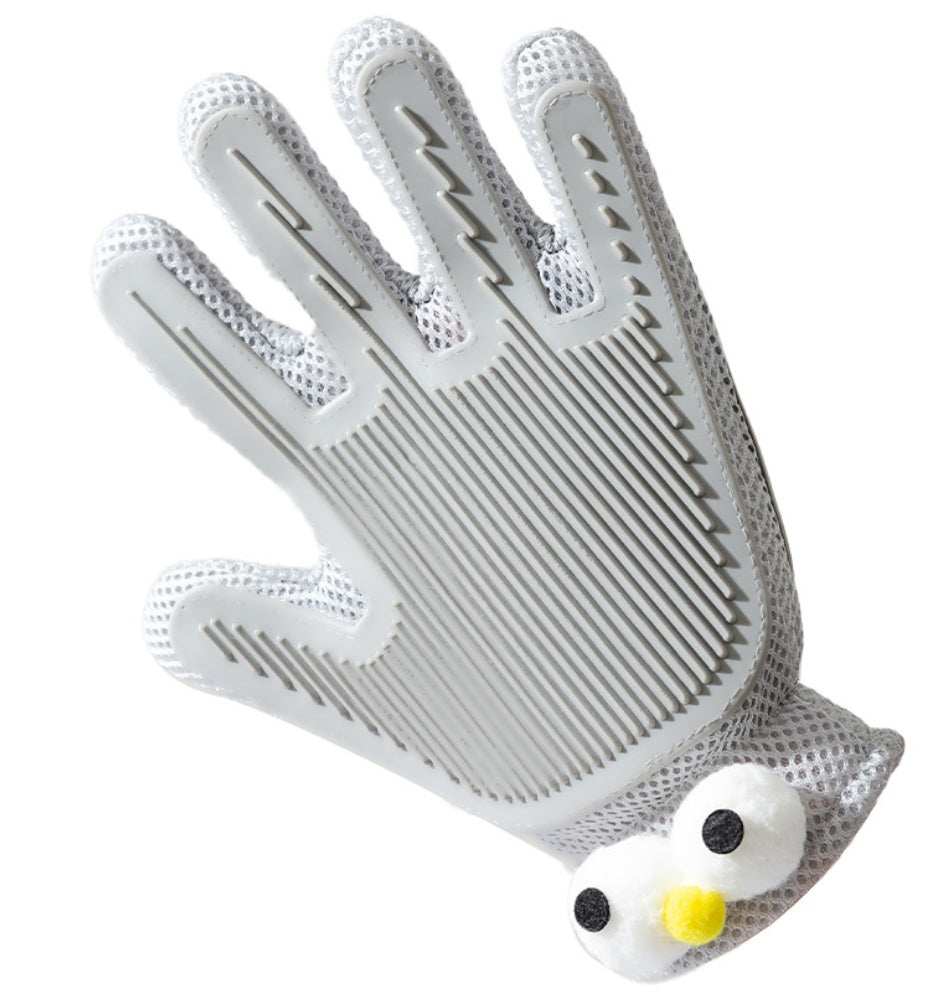 GroomGlove dual-sided pet grooming brush glove - hero studio shot