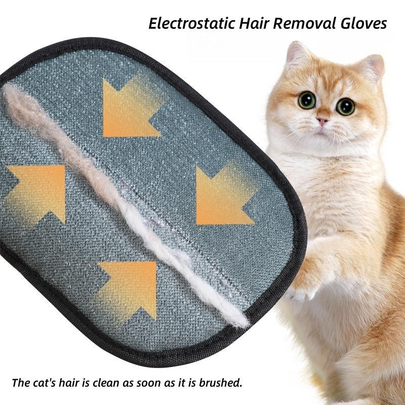 FurGlove close-up detail showing electrostatic fabric texture